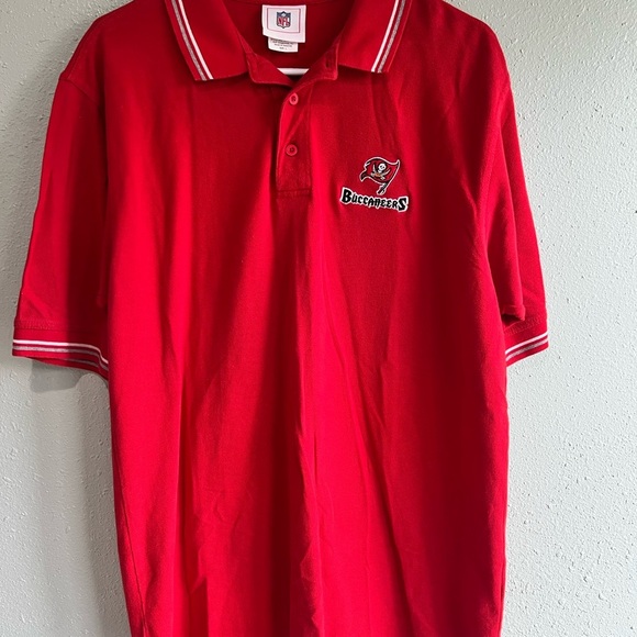 NFL Other - NFL Red Polo Shirt with Embroidered Logo